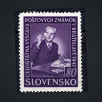 Známka Slovenský štát, Pof.71*, 1.30 Ks