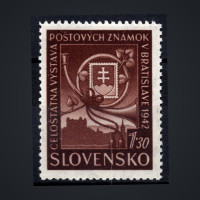 Stamp Slovak state, Pof.71 (Mi. 101), MNH, 1.30 Ks