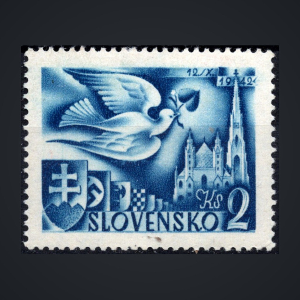 Známka Slovenský štát, Pof.74*, 2Ks