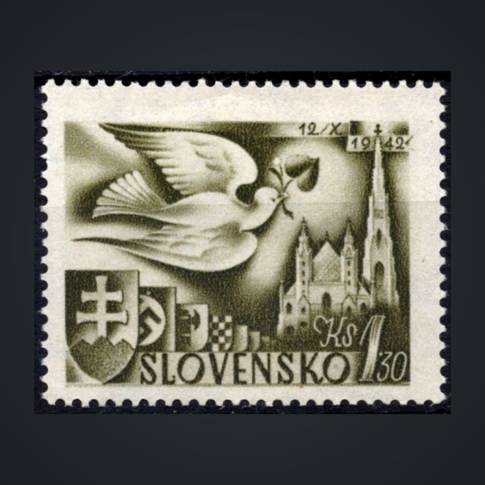 Známka Slovenský štát, Pof.73*, 1.30 Ks