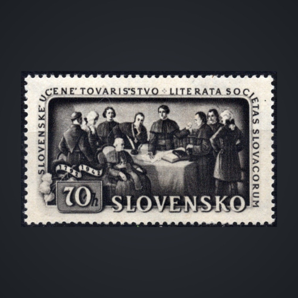 Známka Slovenský štát, Pof.75*, 70H