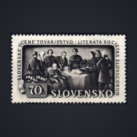 Stamp Slovak state, Pof.75 (Mi. 105), MH, 70H