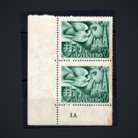 Block of 2 Slovak state, Pof.72 (Mi. 102), MNH, 70H