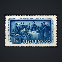 Stamp Slovak state, Pof.77 (Mi. 107), MH, 1.30 Ks