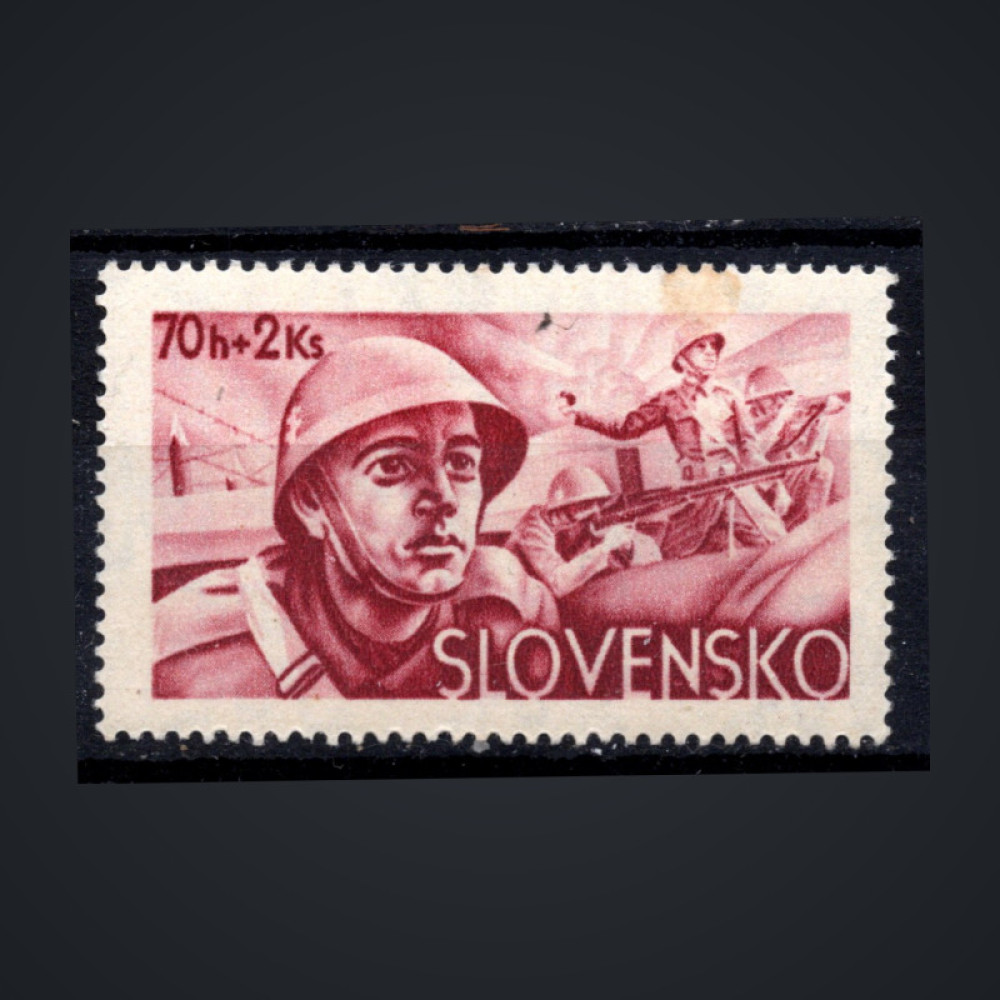 Briefmarke Slowakischer Staat, Pof.87 (Mi. 121)**, 70+2 H/Ks