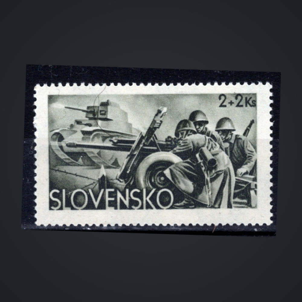 Známka Slovenský štát, Pof.89**, 2+2 Ks
