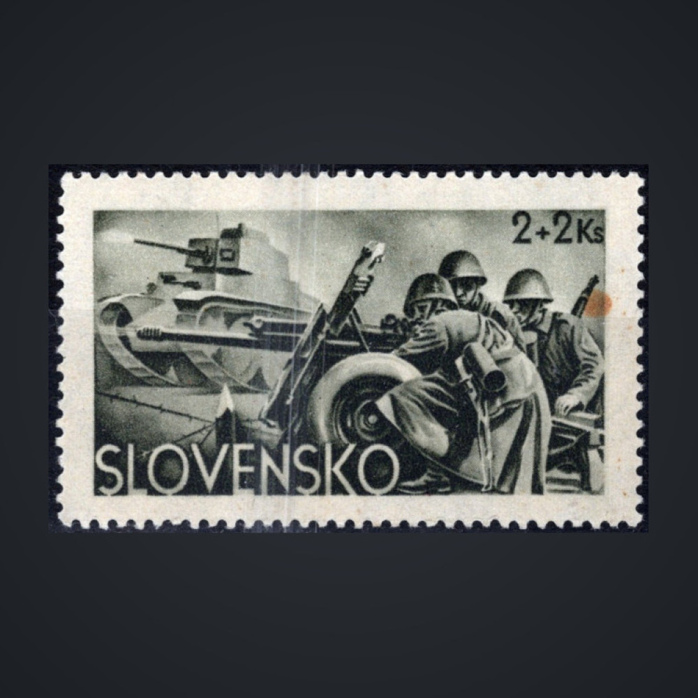 Známka Slovenský štát, Pof.89*, 2+2 Ks