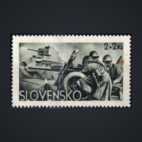 Stamp Slovak state, Pof.89 (Mi. 123), MH, 2+2 Ks