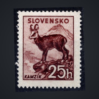 Známka Slovenský štát, Pof.108**, 25H