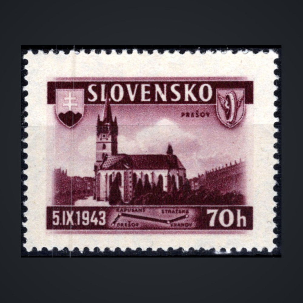 Známka Slovenský štát, Pof.90**, 70H
