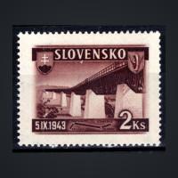 Stamp Slovak state, Pof.93 (Mi. 127), MH, 2Ks