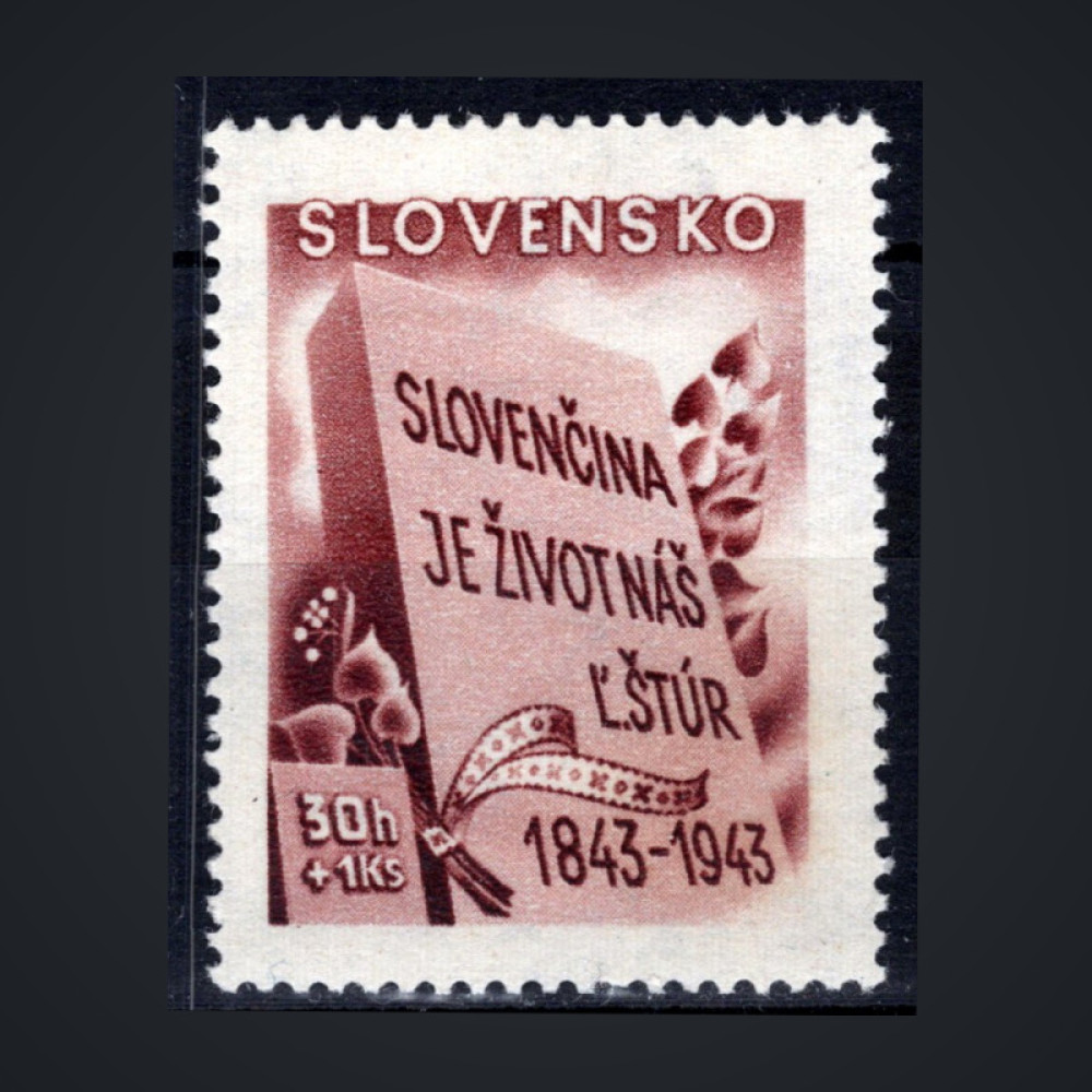 Známka Slovenský štát, Pof.94**, 30+1 H/Ks