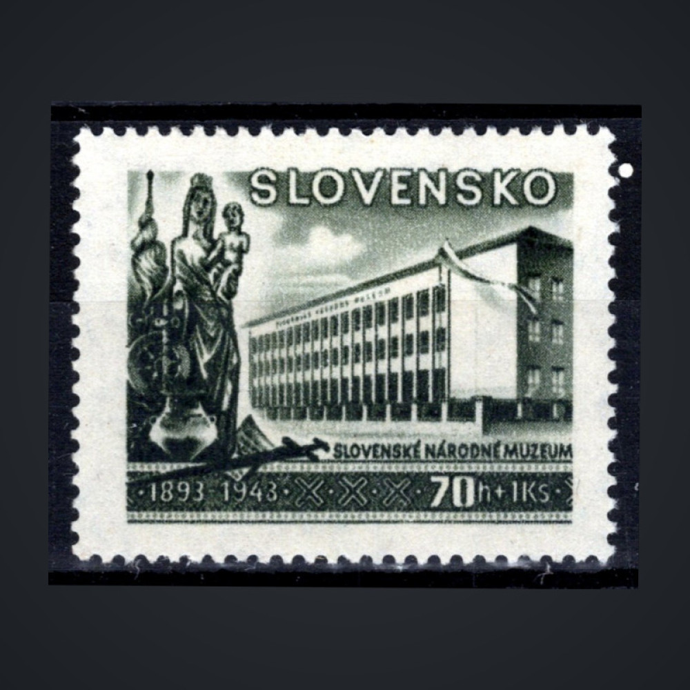 Známka Slovenský štát, Pof.95*, 70+1 H/Ks