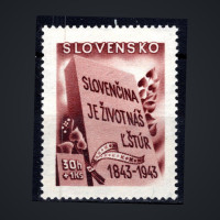 Stamp Slovak state, Pof.94 (Mi. 128), MH, 30+1 H/Ks