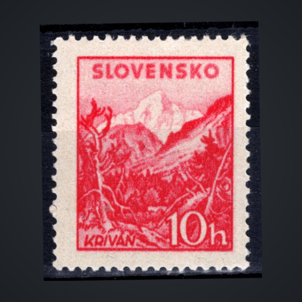 Briefmarke Slowakischer Staat, Pof.106 (Mi. 142)*, 10H