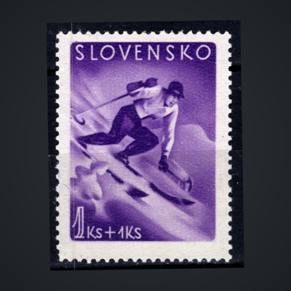 Známka Slovenský štát, Pof.112*, 1+1 Ks