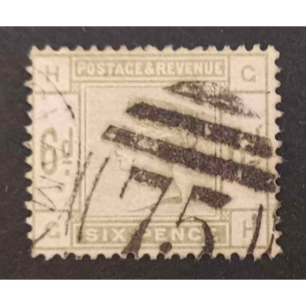 Známka Velká Británie Královna Viktoria, 6d, Sg.194#