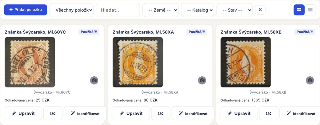 Nejsnadnější správa a evidence vaší sbírky